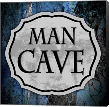 Framed Man Cave 1 Print