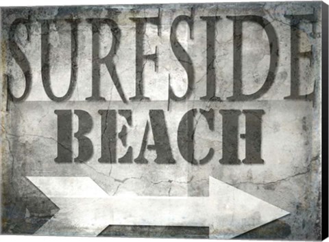 Framed Surfside Beach Print