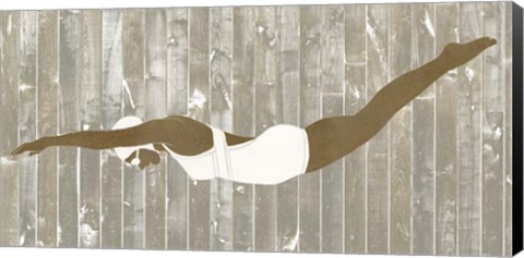 Framed Vintage Diver IV Print