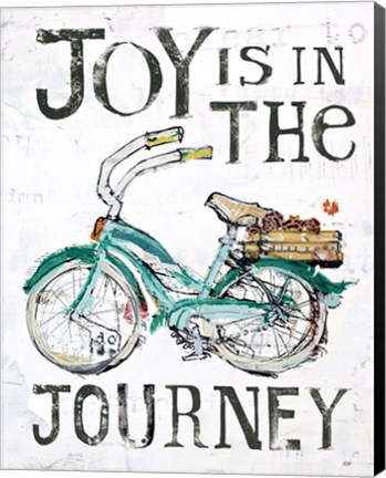 Framed Joy is in the Journey Print