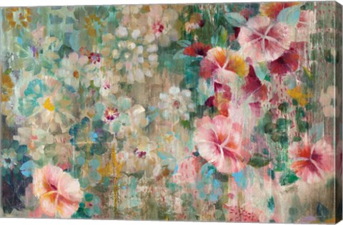 Framed Flower Shower Crop Print
