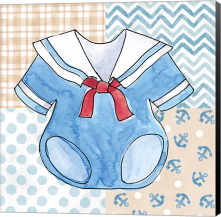 Framed Coastal Baby II Print