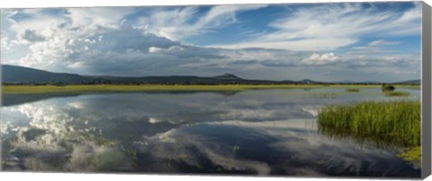 Framed Lake Cuitzeo, Michoacan State, Mexico Print