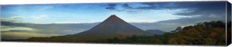 Framed Arenal Volcano National Park, Costa Rica (Blue Sky) Print