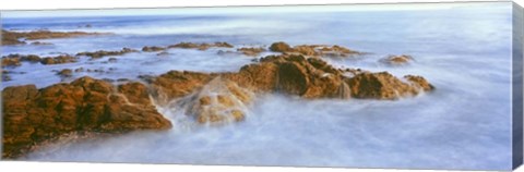 Framed Waves Breaking, Baja California Sur, Mexico Print