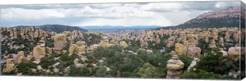 Framed Rhyolite Sculptures, Hailstone Trail, Chiricahua National Monument, Arizona Print