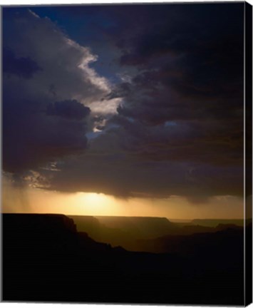 Framed Grand Canyon from Yaki Point on the South Rim, Arizona Print