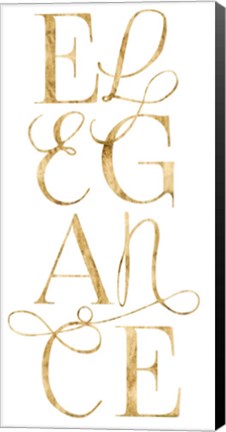 Framed Elegant &amp; Dazzling I Print