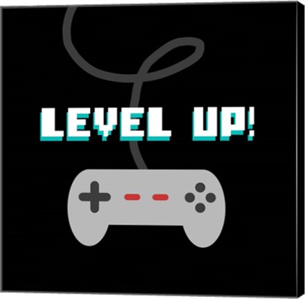 Framed Level Up! Print