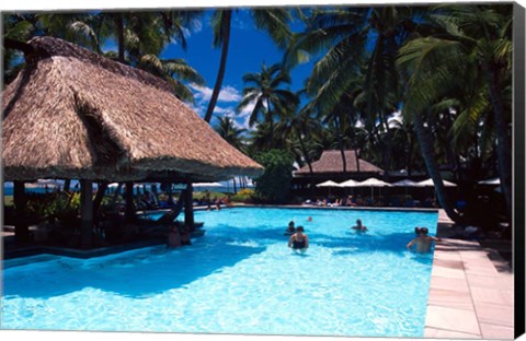 Framed Sheraton Royal Denarau Resort, Denarau Island, Fiji Print