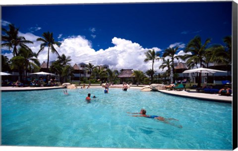 Framed Pool, Sheraton Denarau Villas, Denarau Island, Fiji Print