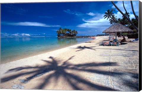 Framed Warwick Fiji Resort, Coral Coast, Fiji Print