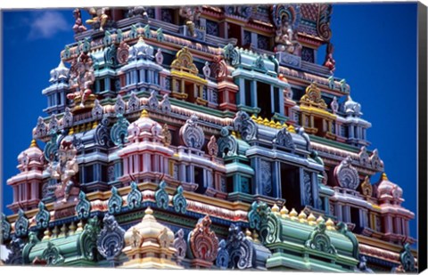 Framed Sri Suva Subramaniya Swami Temple, Nadi, Fiji Print