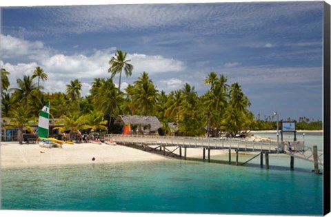 Framed Plantation Island Resort,  Fiji Print