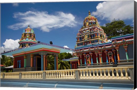 Framed Sri Siva Subramaniya Swami Temple, Nadi, Viti Levu, Fiji Print