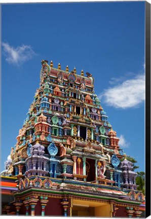 Framed Close up of Sri Siva Subramaniya Swami Temple, Viti Levu, Fiji Print