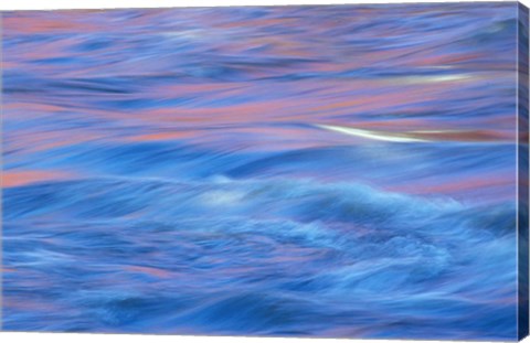 Framed Covered Bridge Reflection in the Housatonic River, Litchfield Hills, Connecticut Print