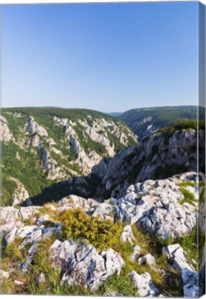 Framed Gorge of Zadiel in the Slovak karst, National Park Slovak Karst, Slovakia Print