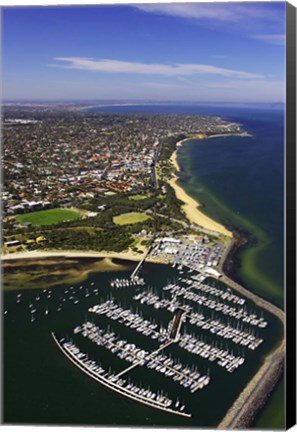 Framed WWI Submarine Wreck, Picnic Point, Sandringham, Port Phillip Bay, Melbourne, Victoria, Australia Print