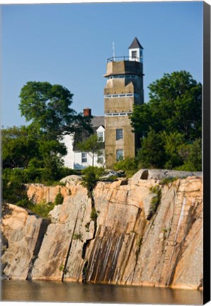 Framed MA Cape Ann, Halibut Point SP, WWII Submarine Print