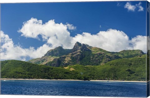 Framed Yasawa, Fiji, South Pacific Print