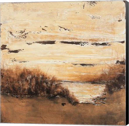 Framed Evenings Amber II Print