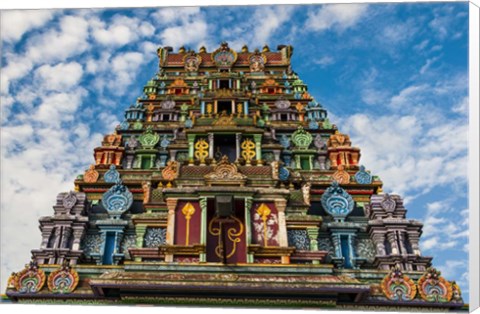 Framed Hindu temple, Fiji Print