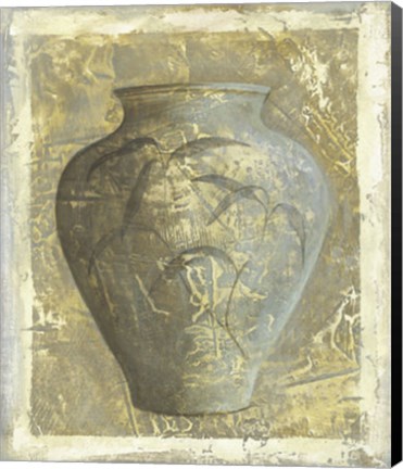 Framed Vase Tropical II Print