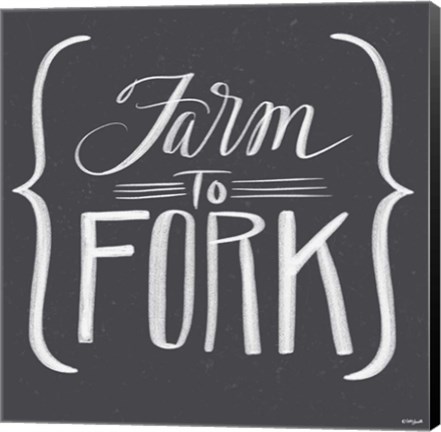 Framed Farm to Fork Print