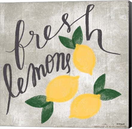 Framed Fresh Lemons Print