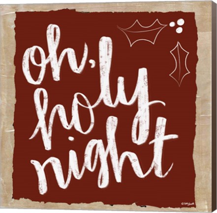 Framed Oh Holy Night Print