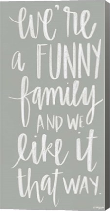 Framed Funny Family Print