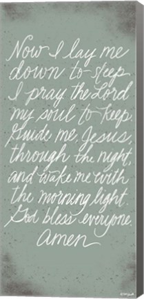 Framed Prayer Print