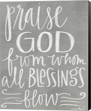 Framed Praise God Print