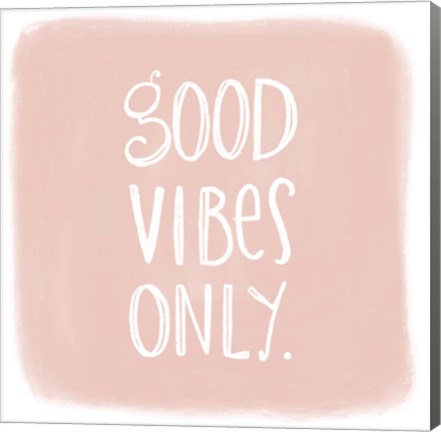 Framed Good Vibes Print