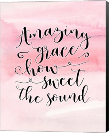 Framed Amazing Grace Print