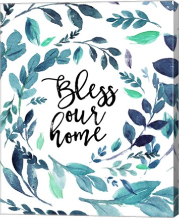 Framed Bless Our Home Print