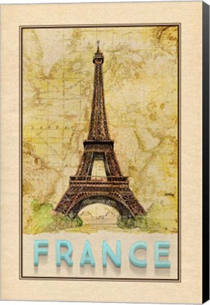 Framed Travel France Print