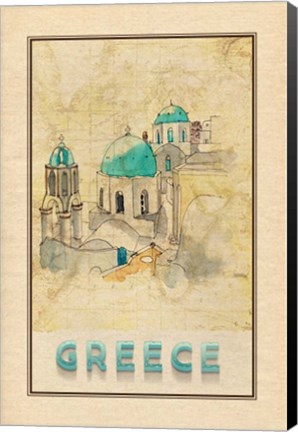 Framed Travel Greece Print