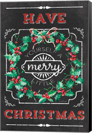 Framed Merry Little Christmas Print