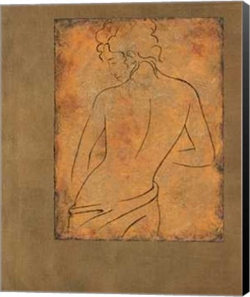 Framed Etude de Femme II Print