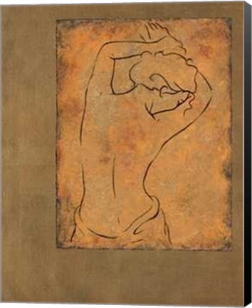 Framed Dan Bennion - Etude de Femme I Size 19.75x23.75 Print