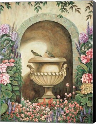 Framed Garden Alcove II Print