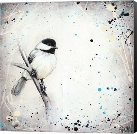 Framed Chickadee Print