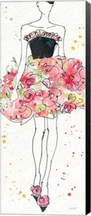 Framed Floral Fashion II Print