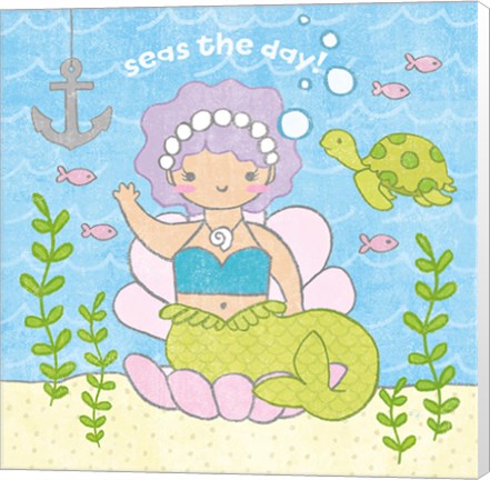 Framed Magical Mermaid III Print
