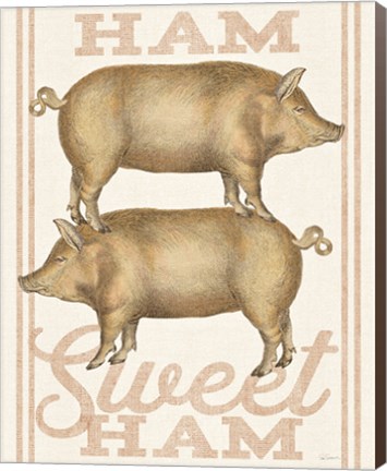 Framed Ham Sweet Ham Print