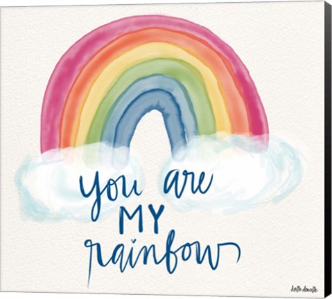 Framed You Are My Rainbow Print