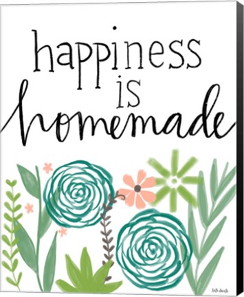 Framed Happiness is Homemade Print