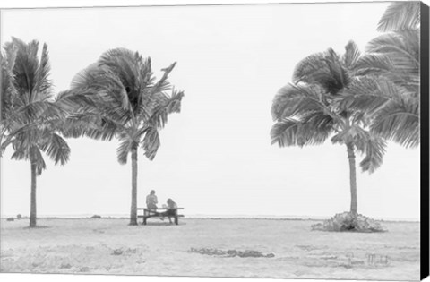 Framed Hangin at the Beach Print